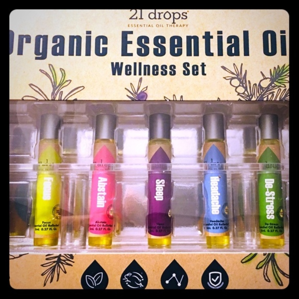 21Drops Organic Essential Oils Company WellnessSet